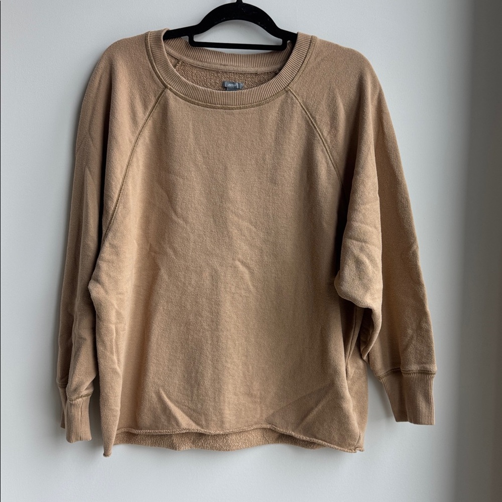 Aerie Tan Crewneck Sweatshirt Size M